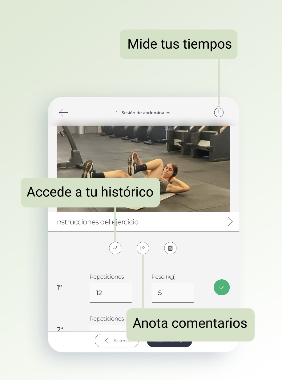 Mide tiempos, anota comentarios y revisa históricos